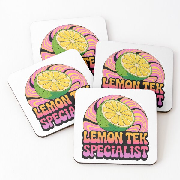 Item preview, Lemon-Tek Support – Funny Pun & Psychedelic Humor Tee designed and sold by The People’s Punchline.