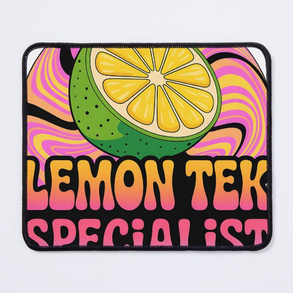 Item preview, Lemon-Tek Support – Funny Pun & Psychedelic Humor Tee designed and sold by The People’s Punchline.