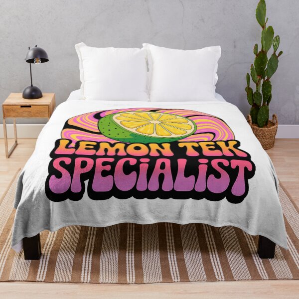 Item preview, Lemon-Tek Support – Funny Pun & Psychedelic Humor Tee designed and sold by The People’s Punchline.