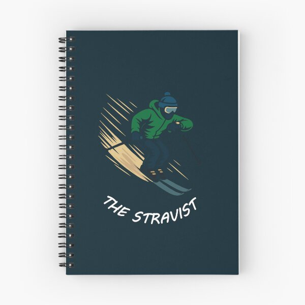 Item preview, The Stravist – Strava-obsessed skier illustration designed and sold by Atelier Brume.