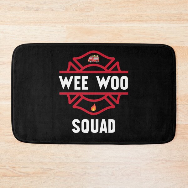 Item preview, Wee Woo Squad Emergency firefighter logo designed and sold by snowry.