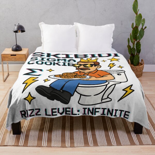 Item preview, Skibidi Sigma Dad Infinite Rizz Art designed and sold by AnnDesignStudio.
