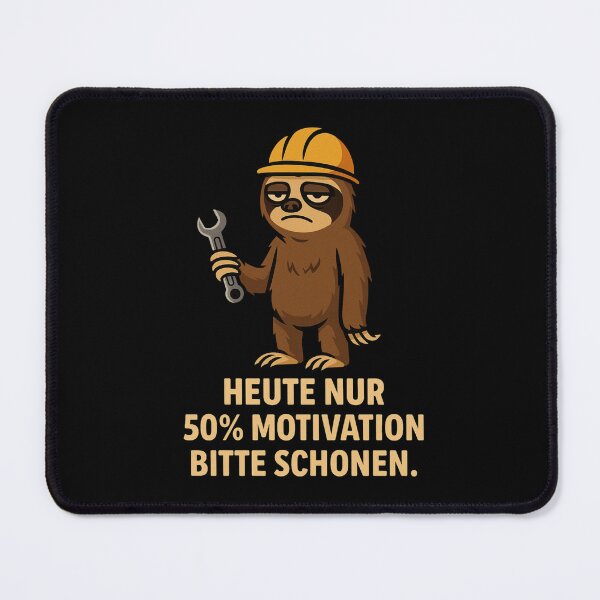 Item preview, Only 50% motivation today. Please take it easy. | Funny Sloth T-Shirt | Anti-Monday Slogan designed and sold by MOAVE-Design.
