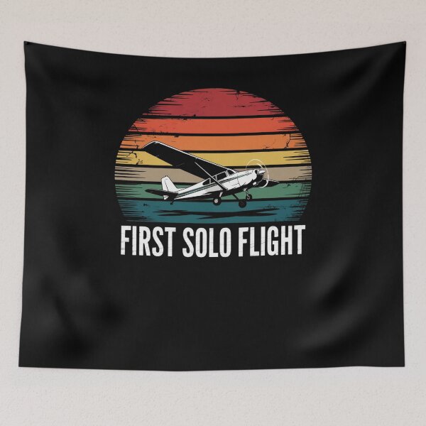 Item preview, First Solo Flight Flying Pilot Achievement retro plane designed and sold by snowry.