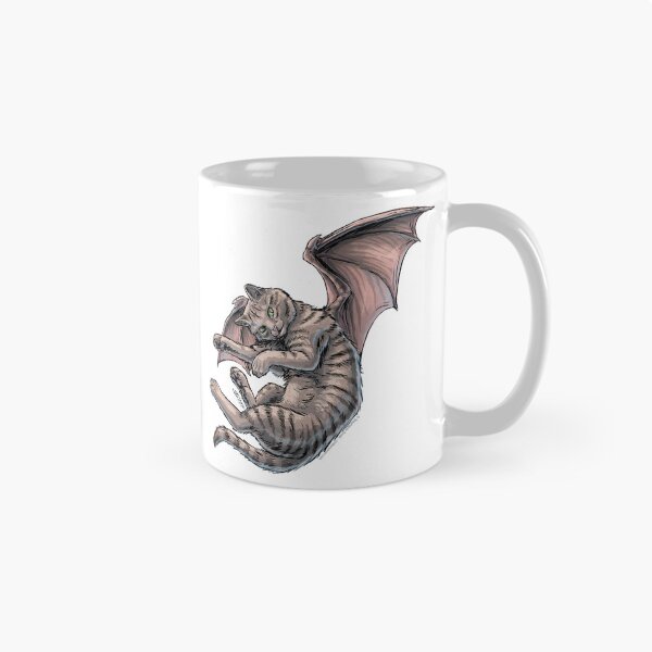 Item preview, Brown Tabby Bat-Winged Dragon Cat Artwork designed and sold by stephsmith.