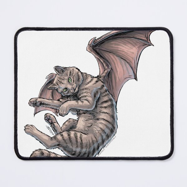 Item preview, Brown Tabby Bat-Winged Dragon Cat Artwork designed and sold by stephsmith.