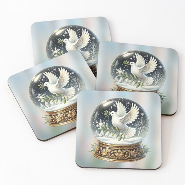 Item preview, Dove of Peace Snowglobe designed and sold by Eclectic Monkey.