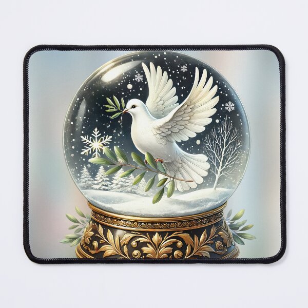 Item preview, Dove of Peace Snowglobe designed and sold by Eclectic Monkey.