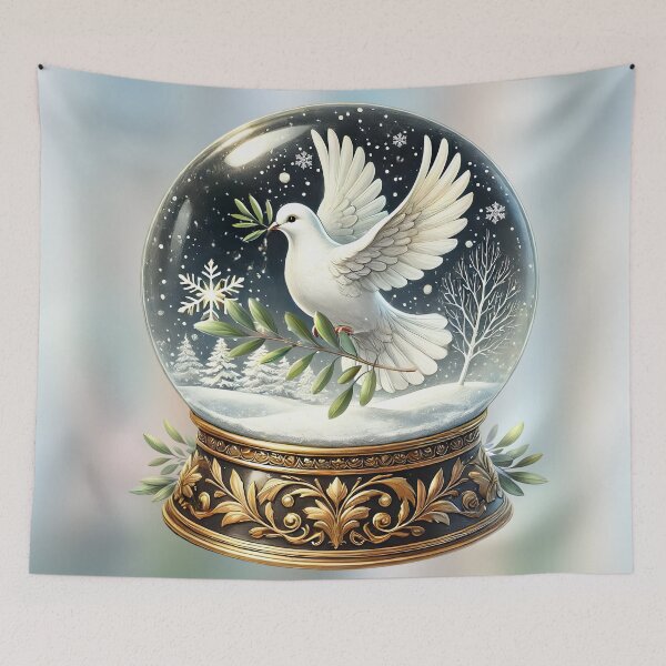 Item preview, Dove of Peace Snowglobe designed and sold by Eclectic Monkey.