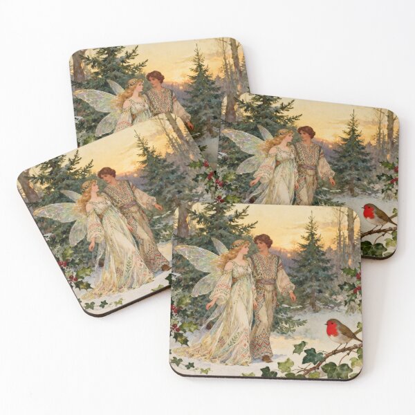 Item preview, Christmas Fairy. Yule. Robin designed and sold by SoniaSarkali.
