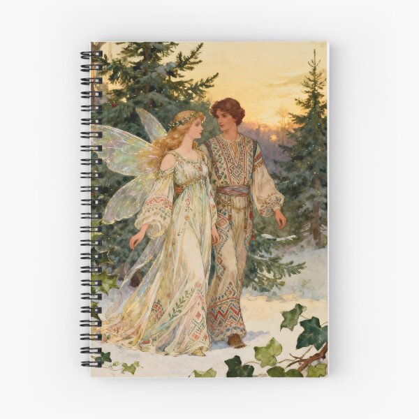 Item preview, Christmas Fairy. Yule. Robin designed and sold by SoniaSarkali.