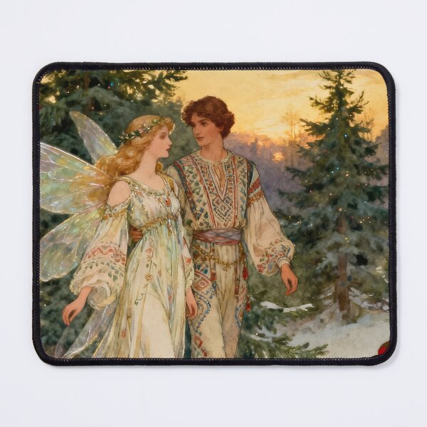 Item preview, Christmas Fairy. Yule. Robin designed and sold by SoniaSarkali.
