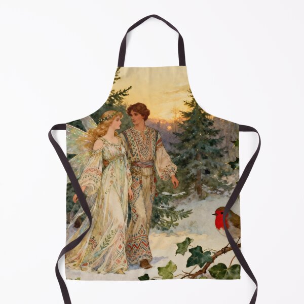 Item preview, Christmas Fairy. Yule. Robin designed and sold by SoniaSarkali.
