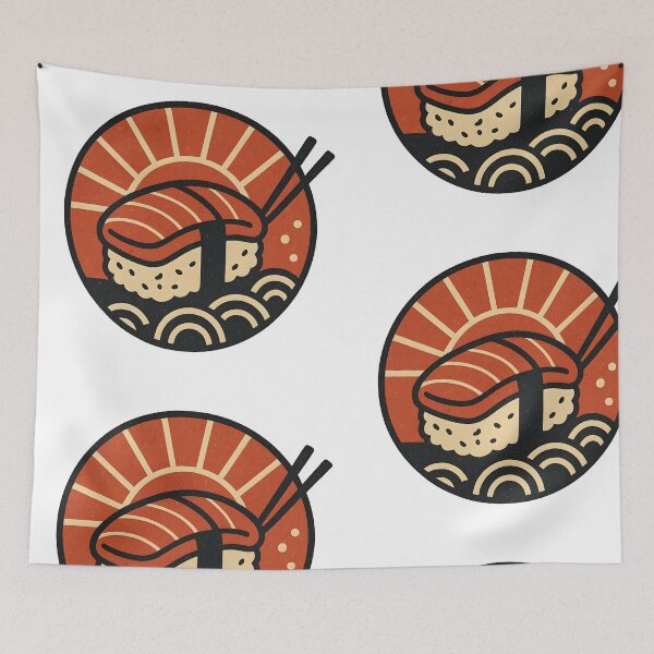 Item preview, Vintage Sushi – Retro Japanese Logo designed and sold by Dax Studio.