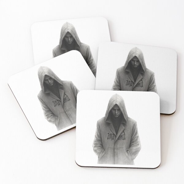 Item preview, Anaconda Hooded Shadow – Dark Mysterious Character Art designed and sold by Anacond.