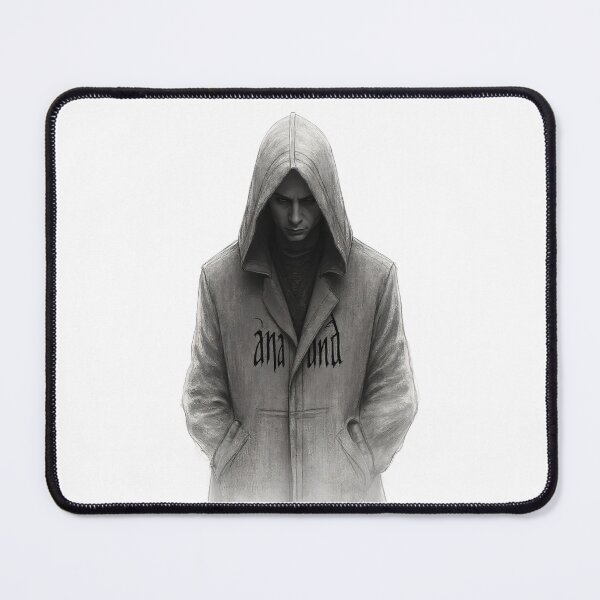 Item preview, Anaconda Hooded Shadow – Dark Mysterious Character Art designed and sold by Anacond.