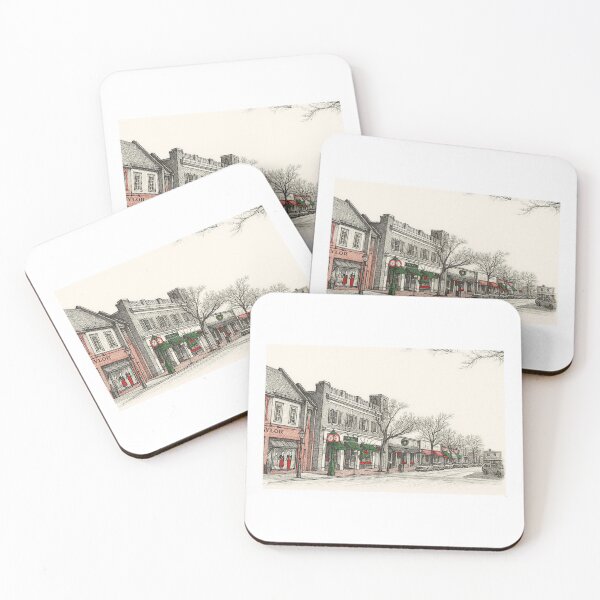 Item preview, Elm Street New Canaan in Winter  designed and sold by Local Treasures.