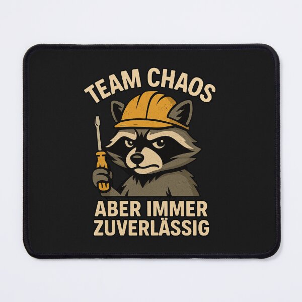 Item preview, Team Chaos, But Always Reliable | Funny Raccoon Handyman T-Shirt designed and sold by MOAVE-Design.
