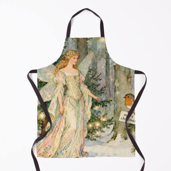 Item preview, Christmas Fairy. Yule. Robin designed and sold by SoniaSarkali.