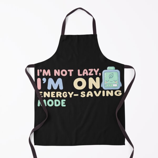 Item preview, I’m Not Lazy I’m on Energy Saving Mode – Funny Kawaii Battery Quote Design designed and sold by ZYNORAworld.