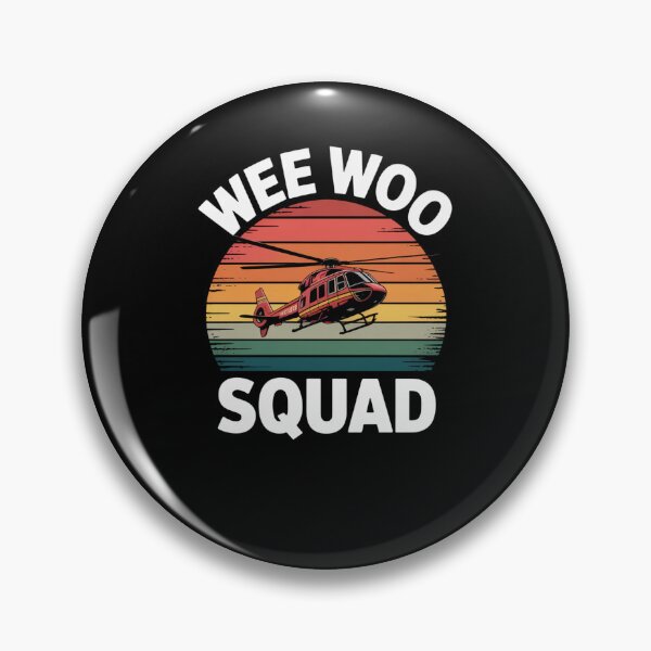 Item preview, Wee Woo Squad Fire Helicopter Kids Rescue fun retro designed and sold by snowry.