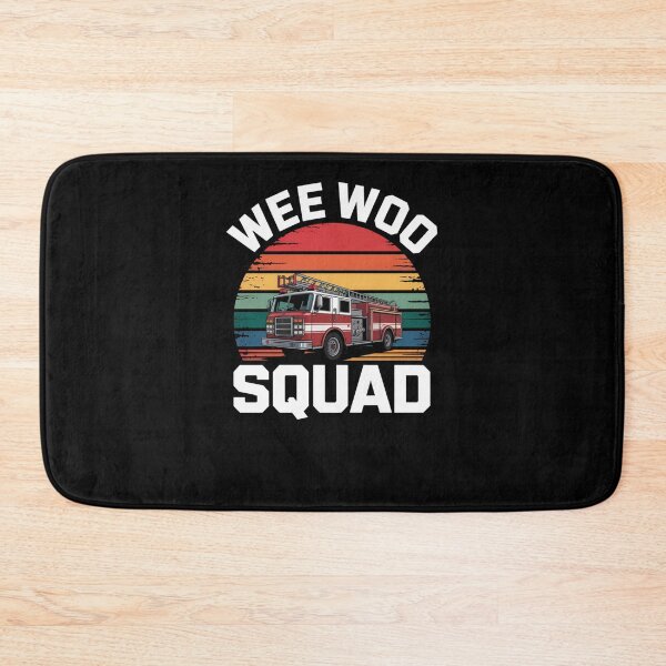 Item preview, Wee Woo Squad Fire Truck Kids Emergency Vehicle retro designed and sold by snowry.