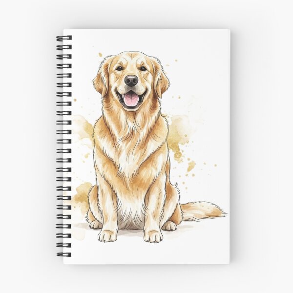 Item preview, Golden Retriever in Watercolor – Soft and Elegant Art. designed and sold by josiasalves65.