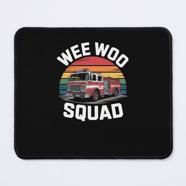 Item preview, Wee Woo Squad Fire Truck Kids Emergency Vehicle retro cool designed and sold by snowry.