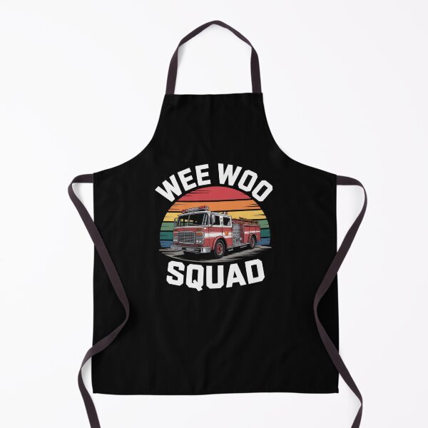 Item preview, Wee Woo Squad Fire Truck Kids Emergency Vehicle retro cool designed and sold by snowry.