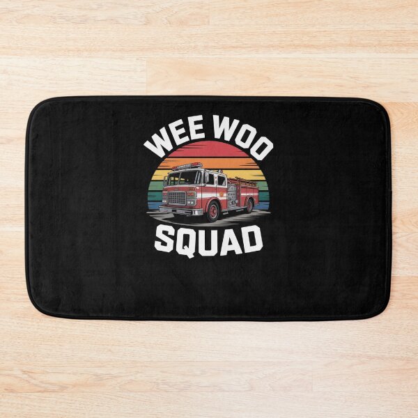 Item preview, Wee Woo Squad Fire Truck Kids Emergency Vehicle retro cool designed and sold by snowry.