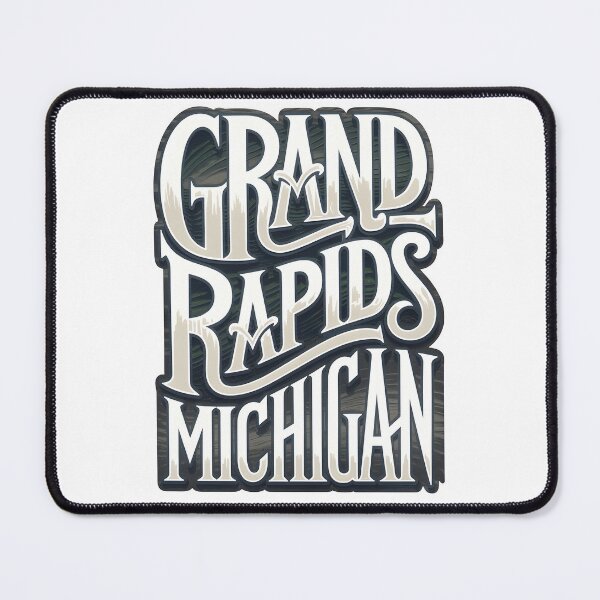 Item preview, Grand Rapids Michigan Typography, Grand Rapids Michigan, Grand Rapids designed and sold by MoMidoStore.