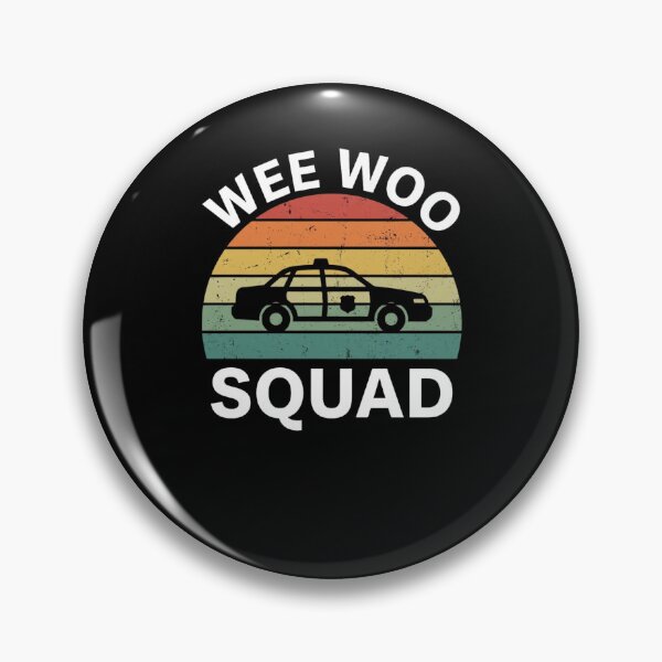Item preview, Wee Woo Squad Police Car Kids Emergency Vehicle retro designed and sold by snowry.