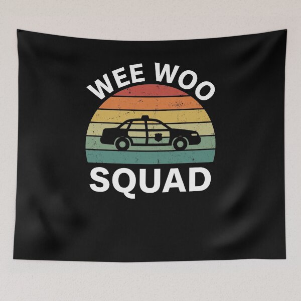 Item preview, Wee Woo Squad Police Car Kids Emergency Vehicle retro designed and sold by snowry.