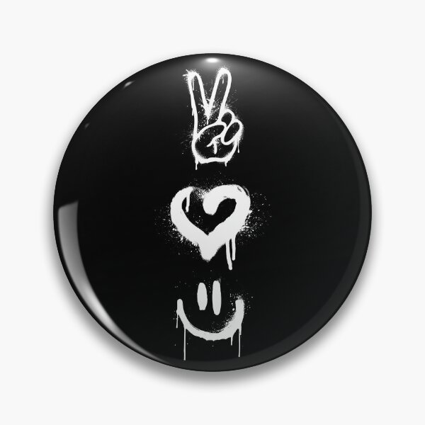 Item preview, Peace Love Happiness Graffiti  designed and sold by threadsjam.