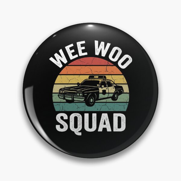 Item preview, Wee Woo Squad Police Car Kids Emergency Vehicle retro cool designed and sold by snowry.