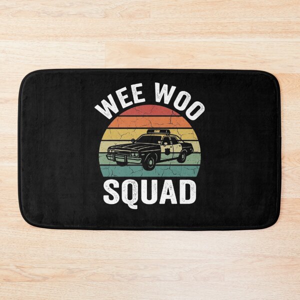 Item preview, Wee Woo Squad Police Car Kids Emergency Vehicle retro cool designed and sold by snowry.