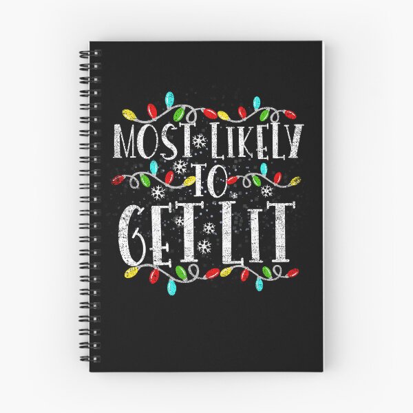 Item preview, Most Likely To Get Lit Drinking Funny Family Christmas Xmas designed and sold by el-meehdi.