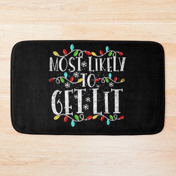 Item preview, Most Likely To Get Lit Drinking Funny Family Christmas Xmas designed and sold by el-meehdi.