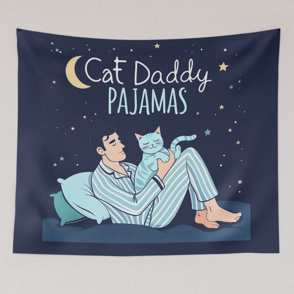Item preview, Cat Daddy Pajamas designed and sold by Uglyandcute.