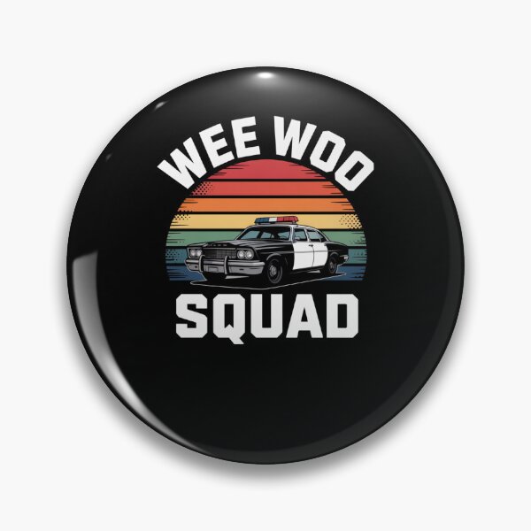 Item preview, Wee Woo Squad Police Car Kids Emergency Vehicle retro fun designed and sold by snowry.