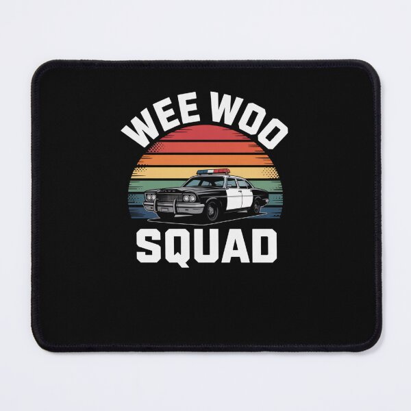 Item preview, Wee Woo Squad Police Car Kids Emergency Vehicle retro fun designed and sold by snowry.