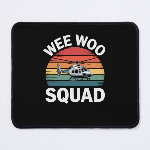 Item preview, Wee Woo Squad Police Helicopter Kids Rescue retro cool designed and sold by snowry.