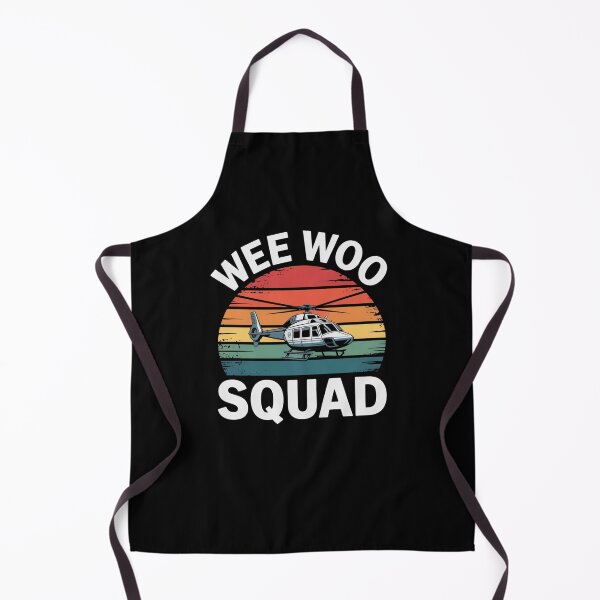 Item preview, Wee Woo Squad Police Helicopter Kids Rescue retro cool designed and sold by snowry.