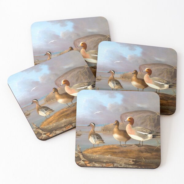 Item preview, Pair of wigeons and a male teal, 1852, Magnus von Wright designed and sold by AngyDesigns49.