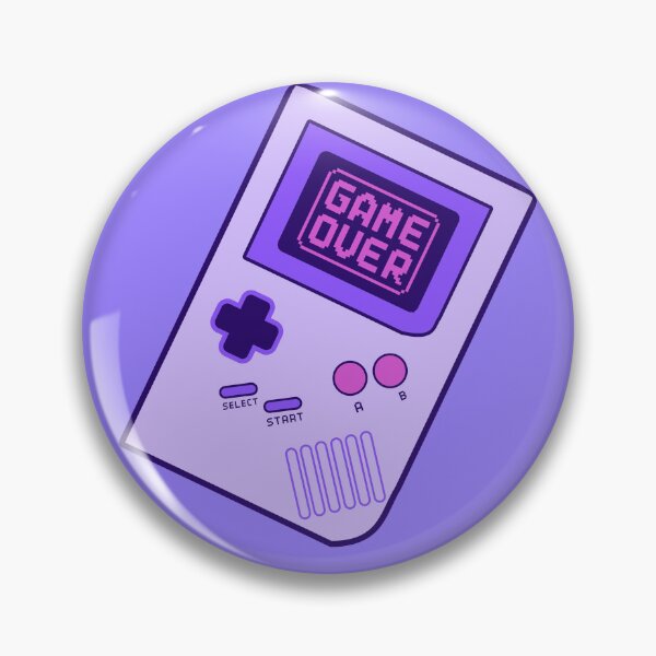 Item preview, Retro Handheld Console – Game Over Pixel Style designed and sold by EniShiju.