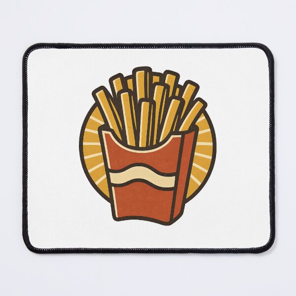 Aperçu de l'œuvre Frites vintage – Logo de snack rétro créée et vendue par Dax Studio.