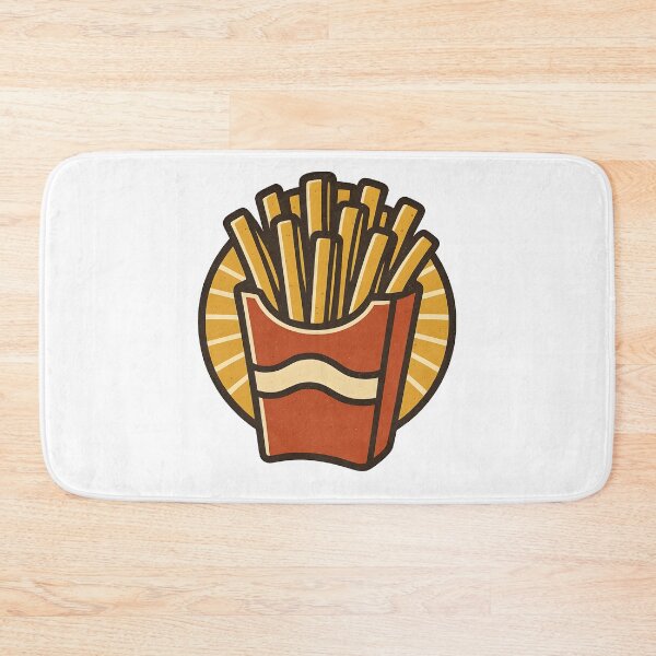 Aperçu de l'œuvre Frites vintage – Logo de snack rétro créée et vendue par Dax Studio.