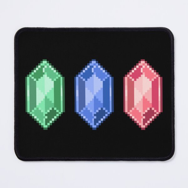 Item preview, Pixel Crystals Trio – Retro Gems Collection designed and sold by EniShiju.