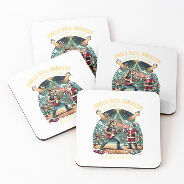 Item preview, Rudolph the Guitarist T-Shirt — Jingle Bell Rockers Christmas Band designed and sold by Colorful-Garden.