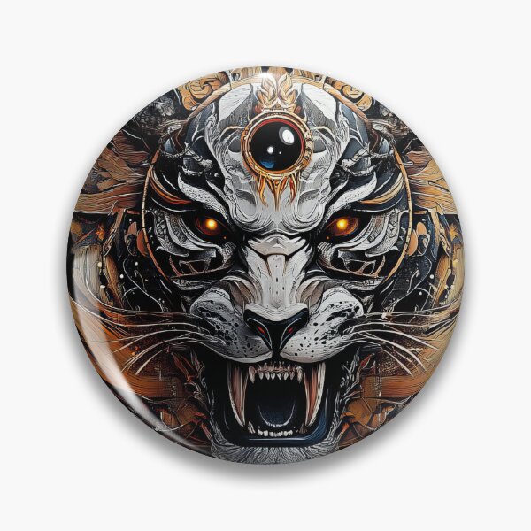 Item preview, Mythic Cyber Tiger With Third Eye Power designed and sold by Daagath.